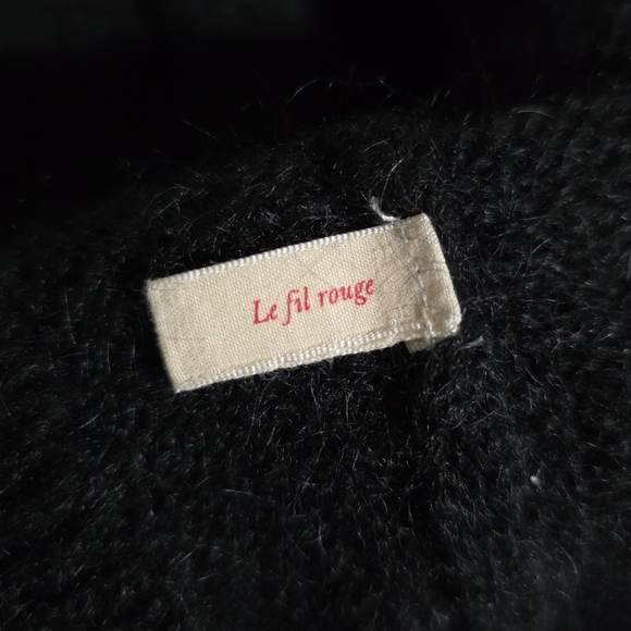 Sezane x Le Fil Rouge Sylvestre Jumper in Noir Size Small - Picture 5 of 5